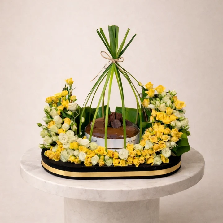 anni danni floral celebration cake