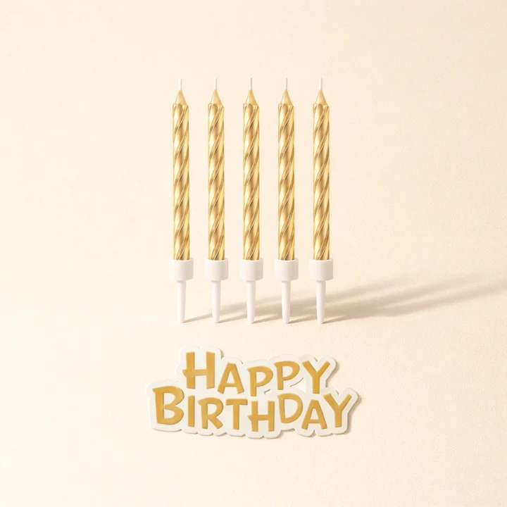 happy birthday candles