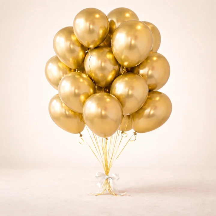 luxury gold balloon bouquet